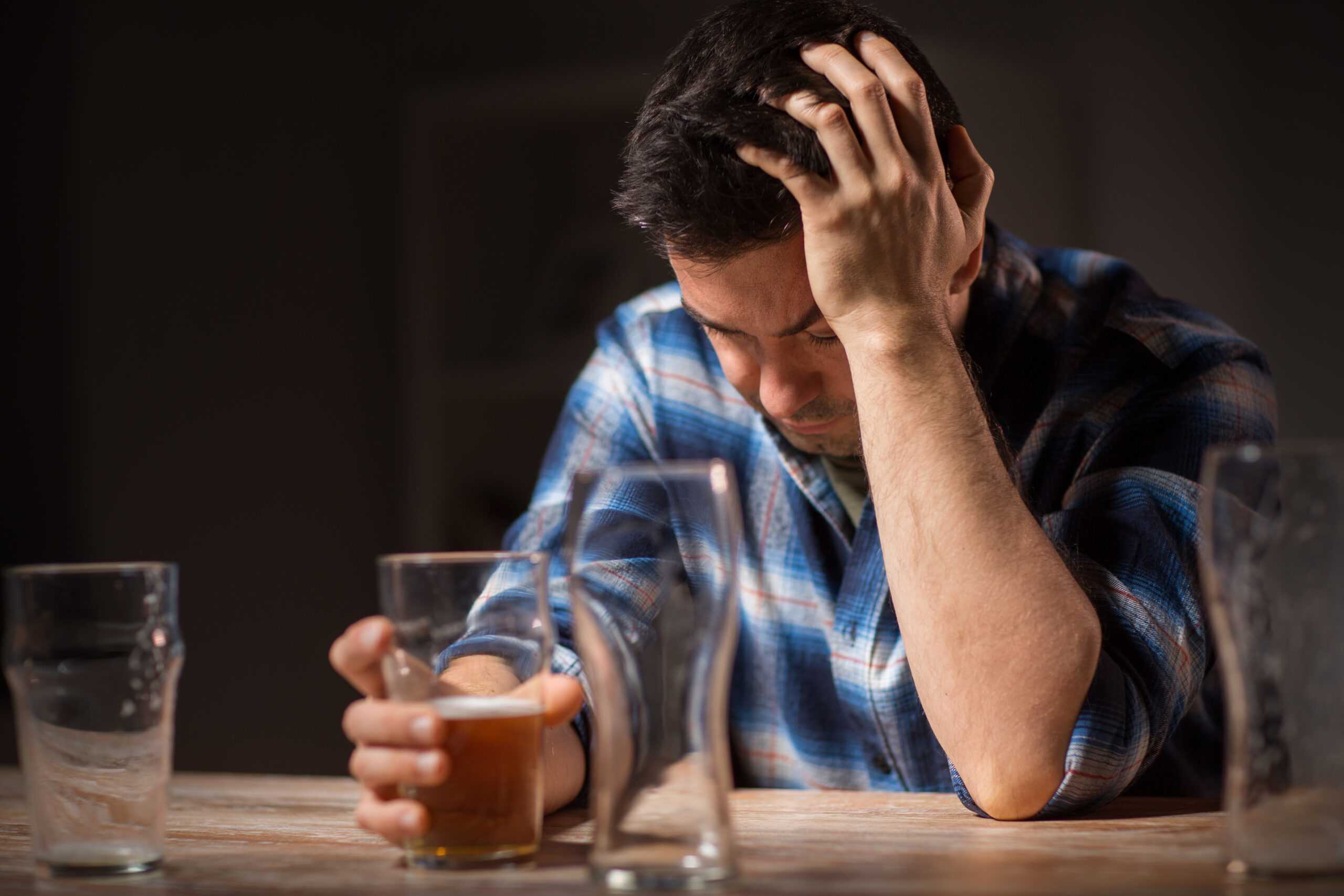 Alcoholism,,Alcohol,Addiction,And,People,Concept,-,Male,Alcoholic,Drinking