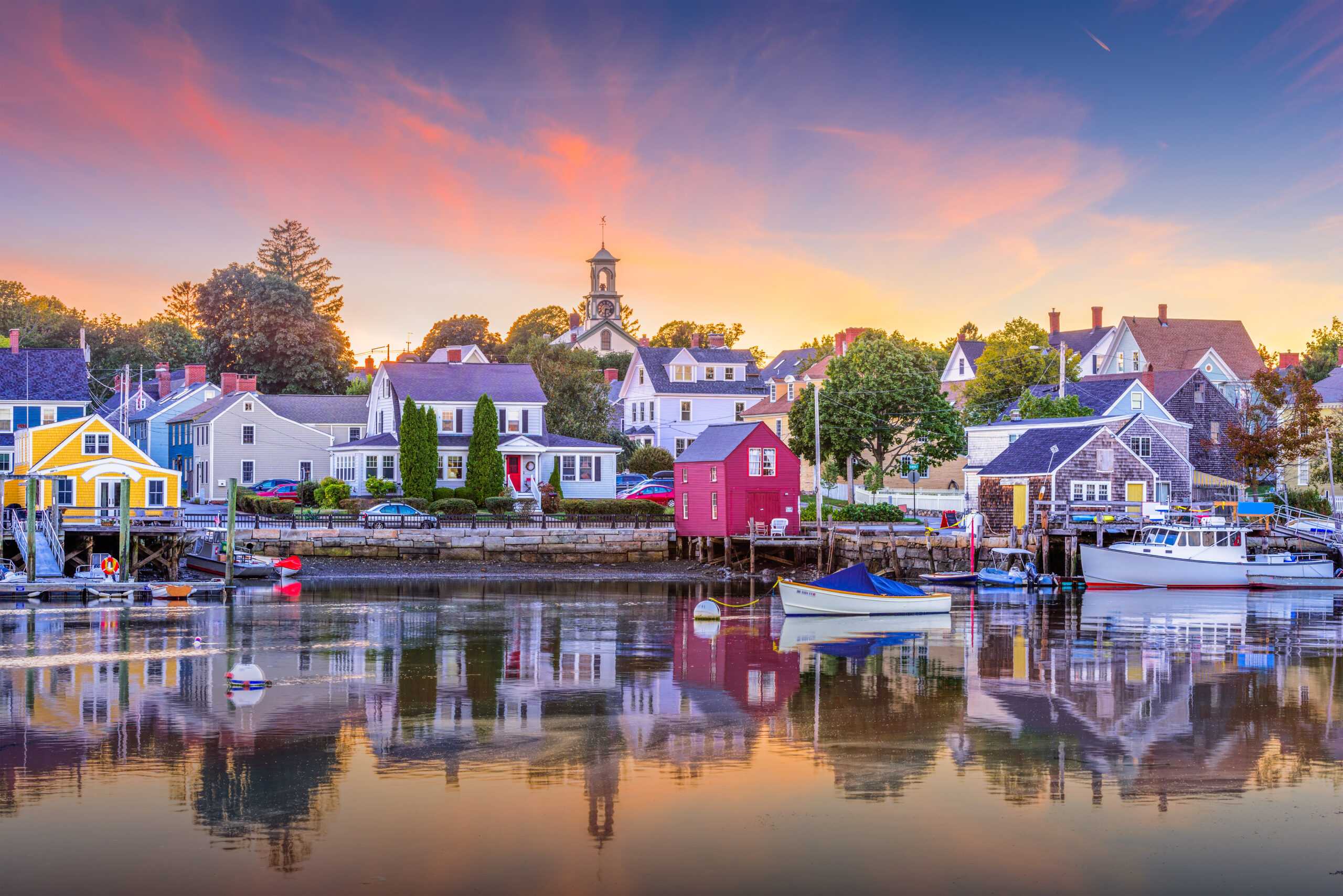 Portsmouth,,New,Hampshire,,Usa,Townscape.