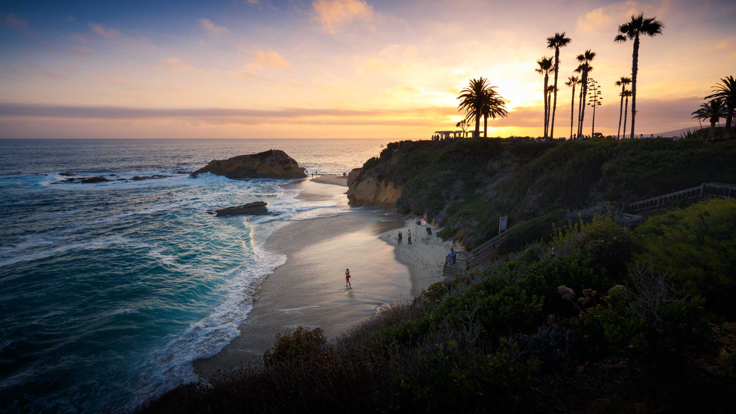 Sunset,At,Laguna,Beach,,Orange,County,,California