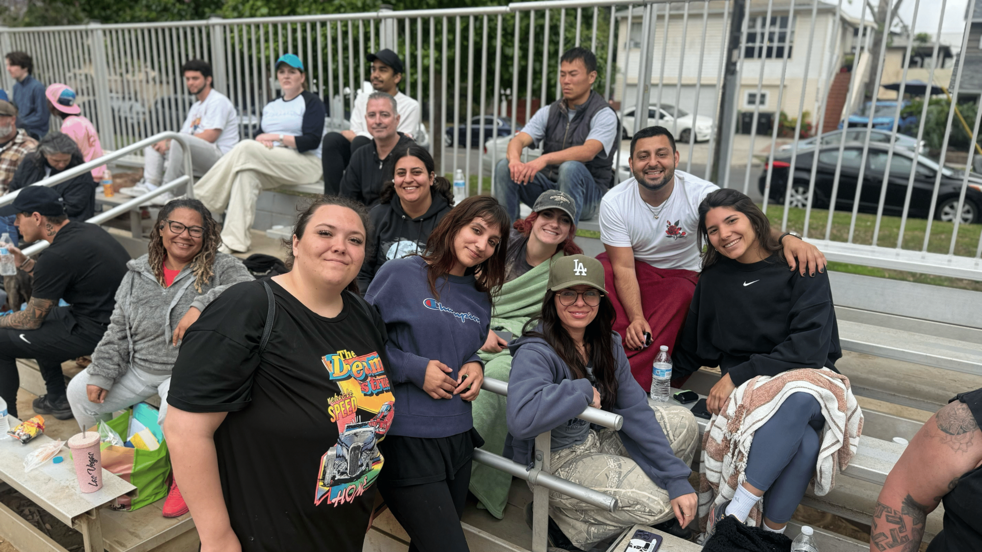 The Last House and The Bluffs residents come together to play softball and fellowship during the annual softball tournament.